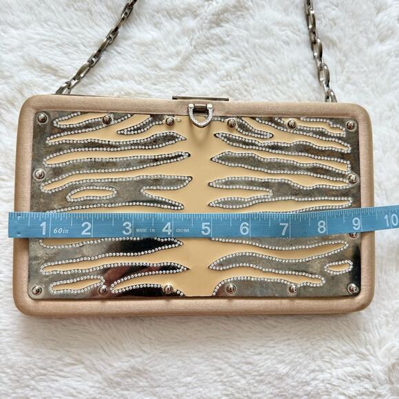 Valentino women evening bag with crystals Authentic Retail 2100$ - Picture 12 of 16